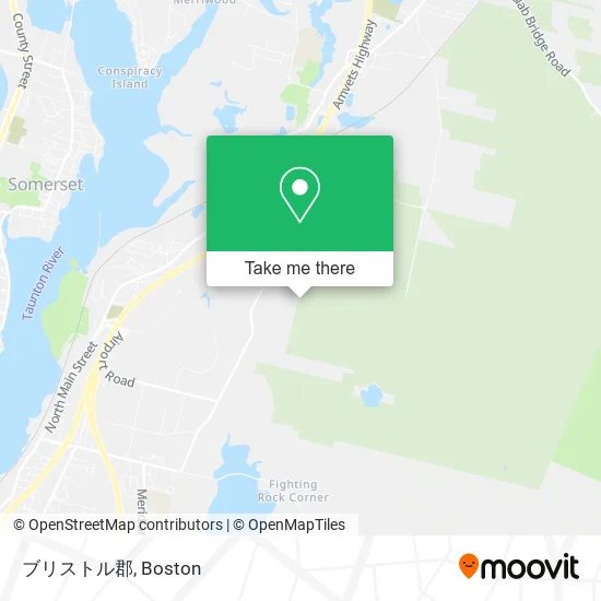 Mapa de ブリストル郡