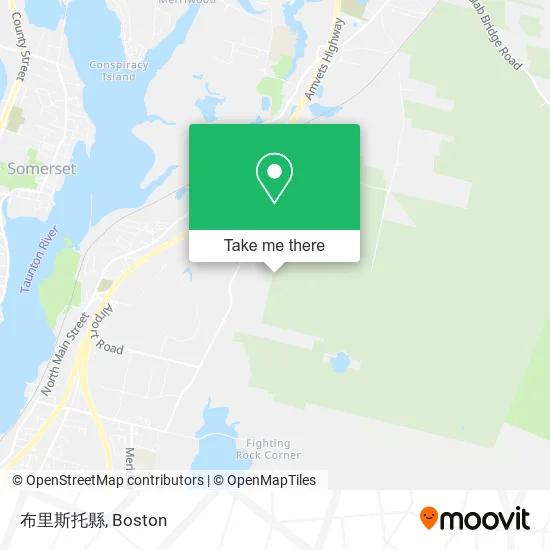 Mapa de 布里斯托縣