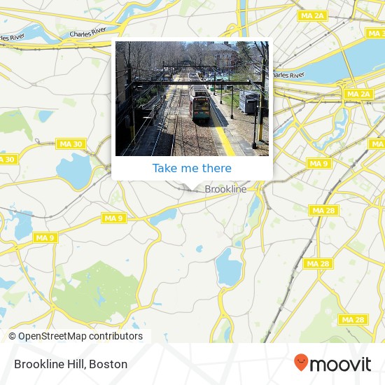 Mapa de Brookline Hill