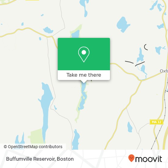 Buffumville Reservoir map