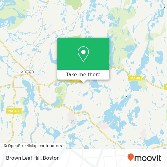 Mapa de Brown Leaf Hill