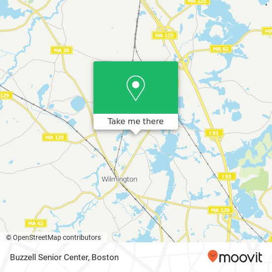 Mapa de Buzzell Senior Center