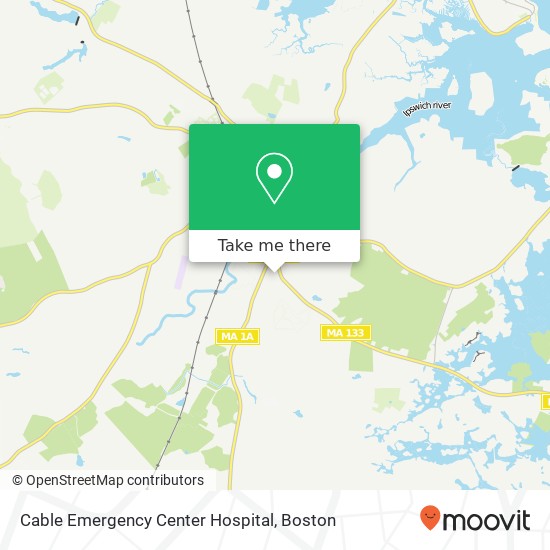 Mapa de Cable Emergency Center Hospital