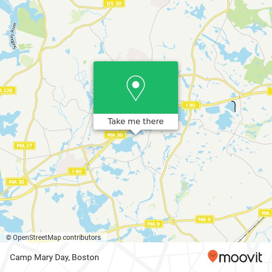 Camp Mary Day map