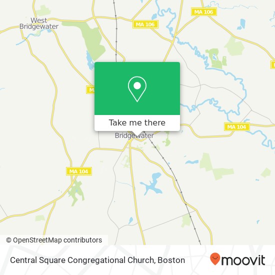 Mapa de Central Square Congregational Church