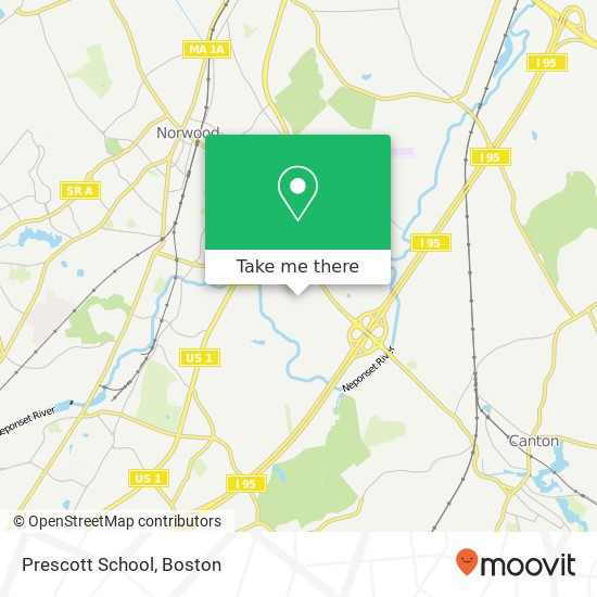 Prescott School map