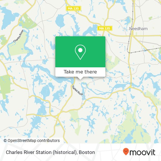 Mapa de Charles River Station (historical)