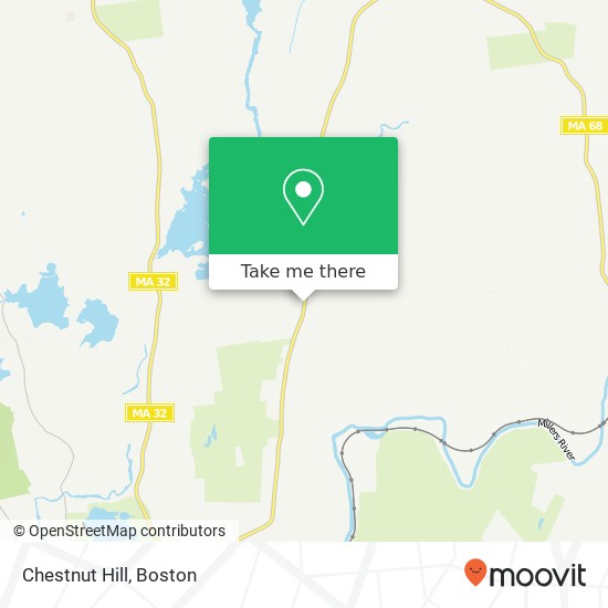 Chestnut Hill map