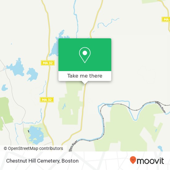 Mapa de Chestnut Hill Cemetery