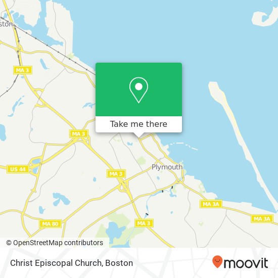 Christ Episcopal Church map