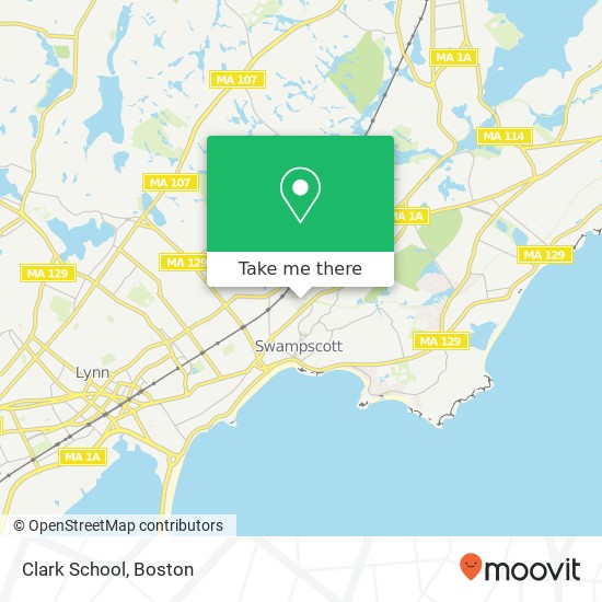 Mapa de Clark School