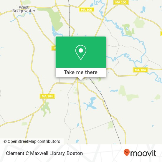 Mapa de Clement C Maxwell Library