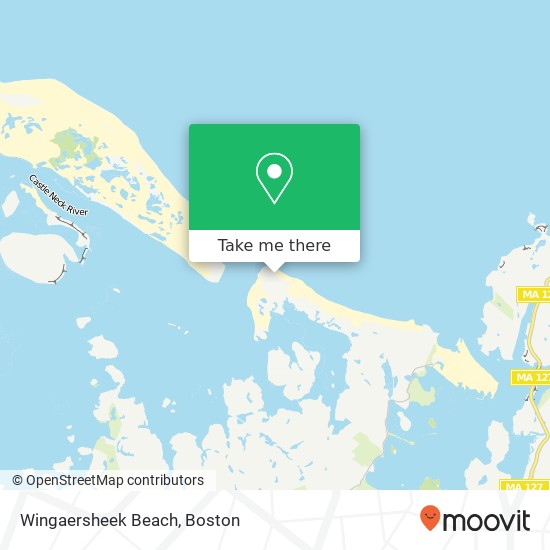 Wingaersheek Beach map