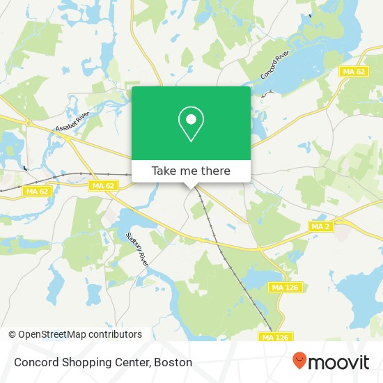 Concord Shopping Center map