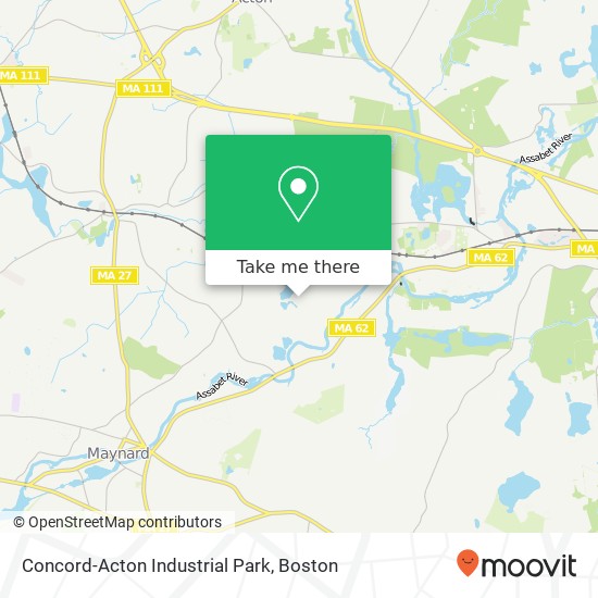 Mapa de Concord-Acton Industrial Park