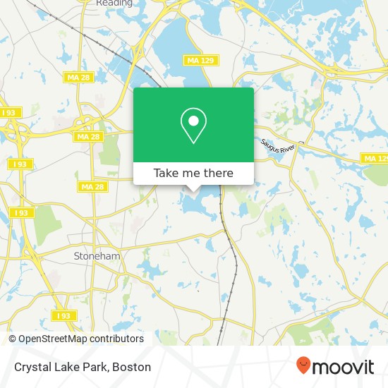 Mapa de Crystal Lake Park