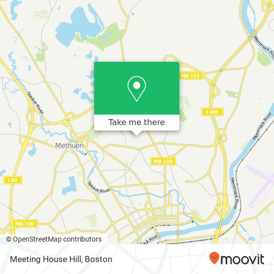 Mapa de Meeting House Hill