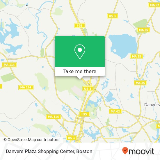 Danvers Plaza Shopping Center map