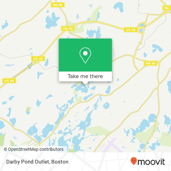 Mapa de Darby Pond Outlet