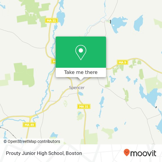 Prouty Junior High School map