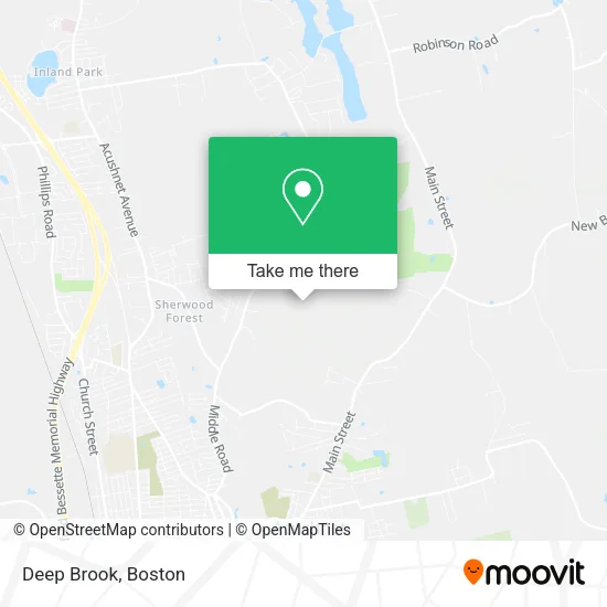 Deep Brook map
