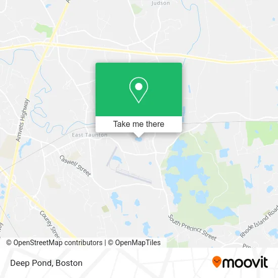 Deep Pond map