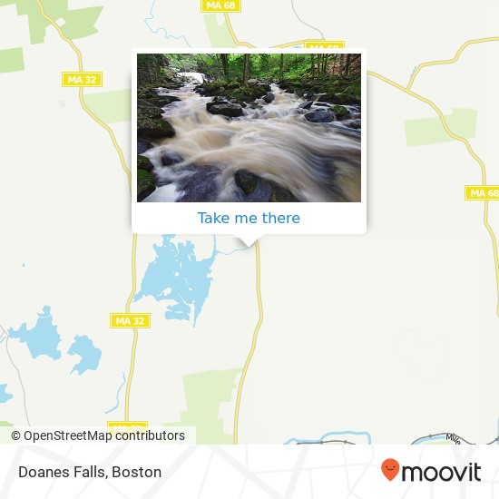 Doanes Falls map