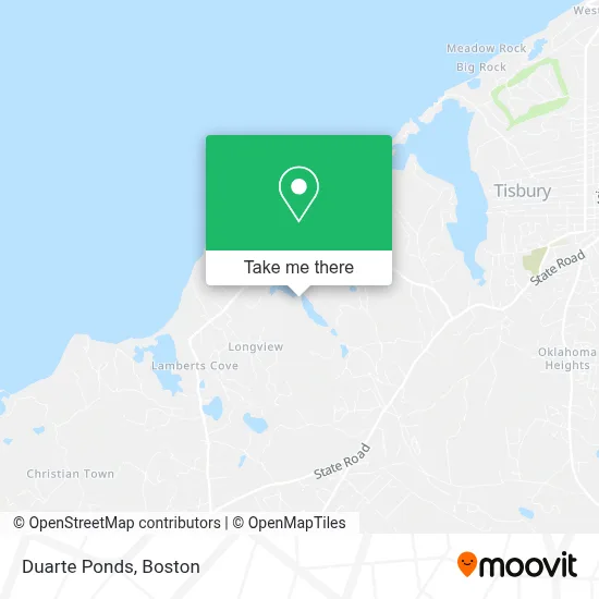 Duarte Ponds map