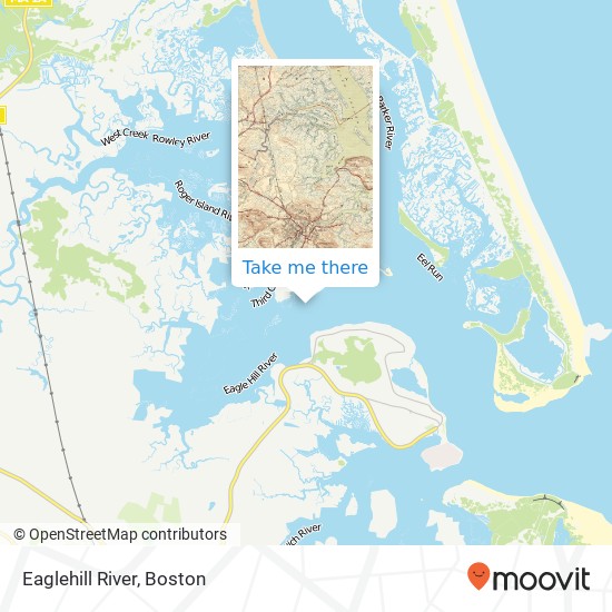 Eaglehill River map