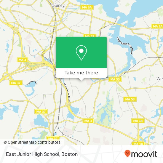 Mapa de East Junior High School