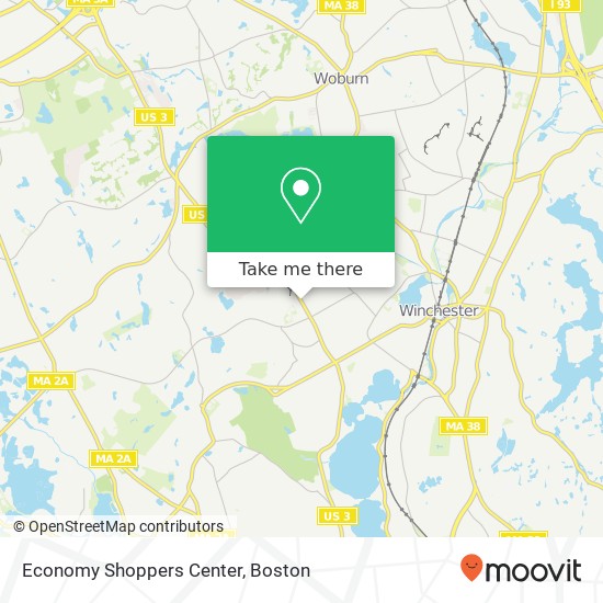 Economy Shoppers Center map