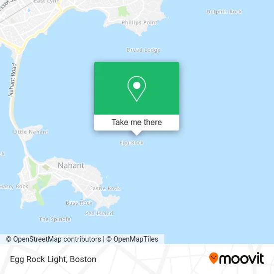 Egg Rock Light map