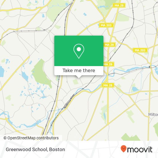 Greenwood School map