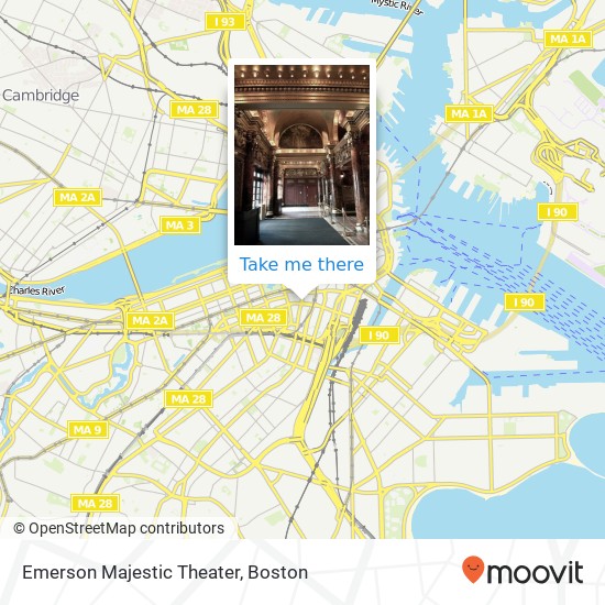 Mapa de Emerson Majestic Theater