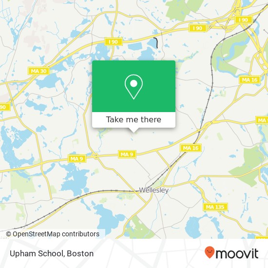 Mapa de Upham School