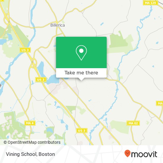 Mapa de Vining School