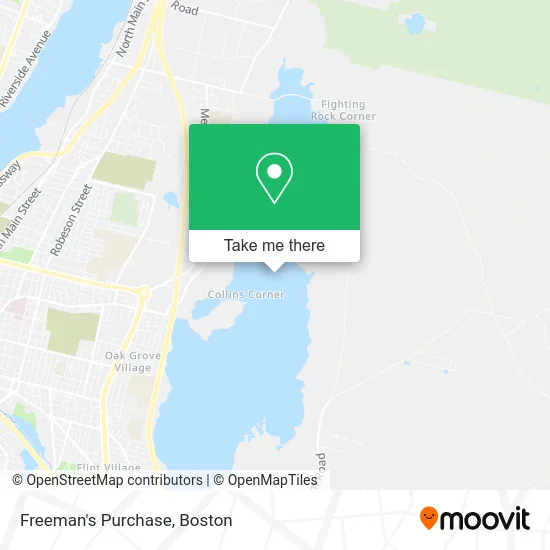 Freeman's Purchase map