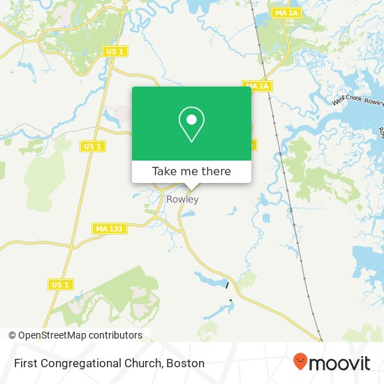 First Congregational Church map
