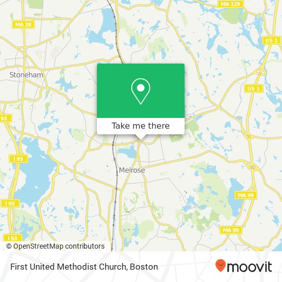 First United Methodist Church map