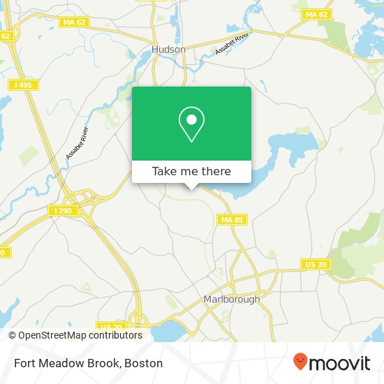Mapa de Fort Meadow Brook