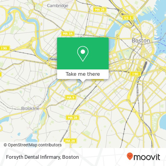 Forsyth Dental Infirmary map