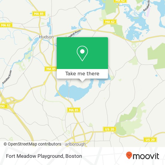 Mapa de Fort Meadow Playground