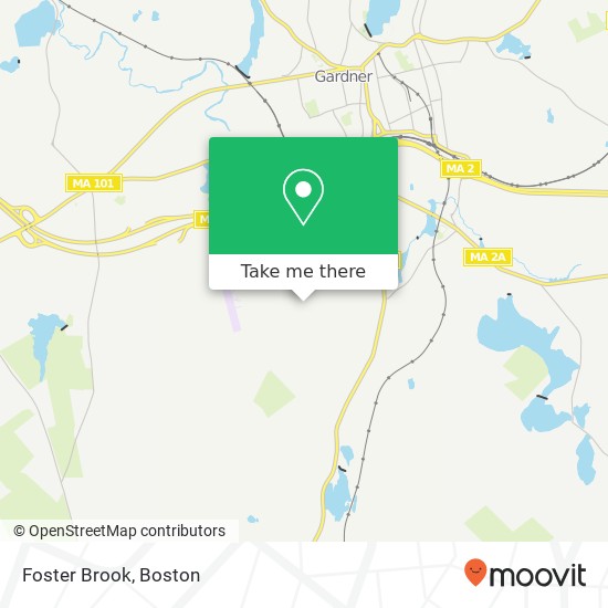 Mapa de Foster Brook