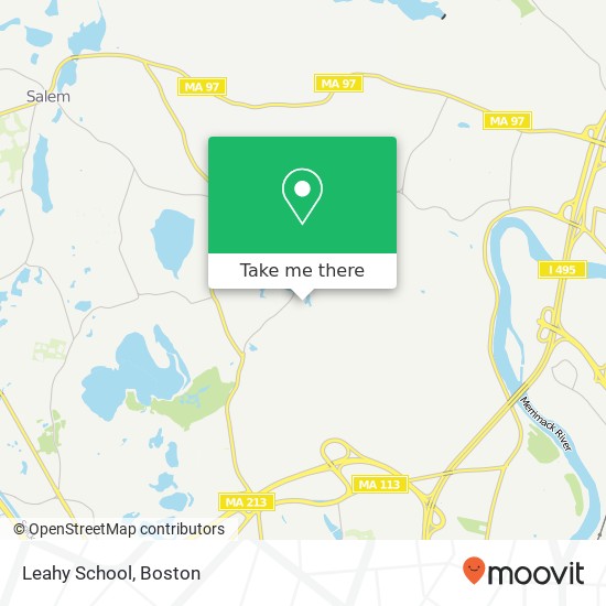 Mapa de Leahy School