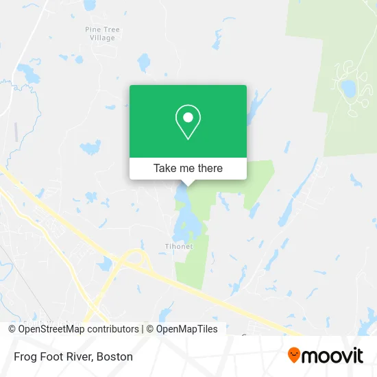 Frog Foot River map