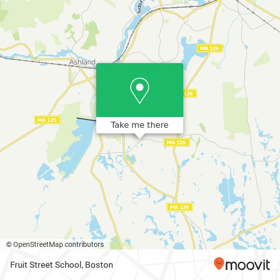 Mapa de Fruit Street School