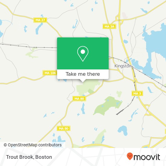 Trout Brook map