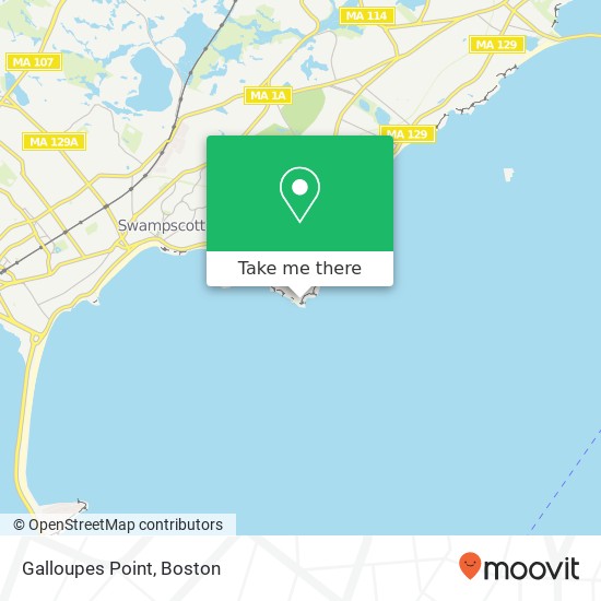 Mapa de Galloupes Point