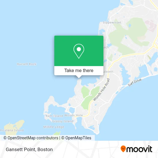 Gansett Point map