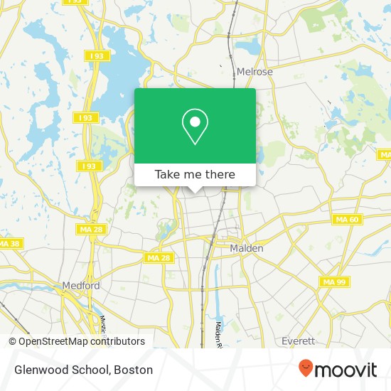 Glenwood School map